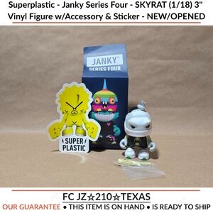Superplastic - Janky Series Four - SKYRAT (1/18) 3" Vinyl Figure - NEW/OPENED